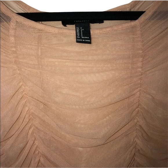 🚫Ruched Sheer Mesh Bodysuit🚫SOLD🚫 - Picture 4 of 6